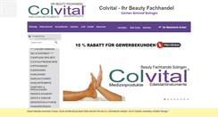 Desktop Screenshot of colvital.de